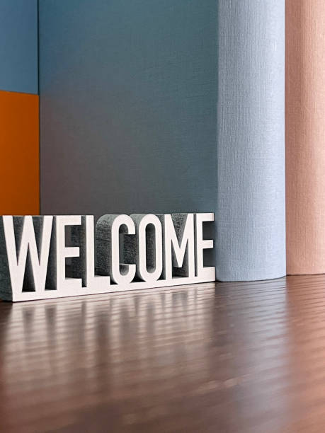 istock Welcome sign on books background 1314913947