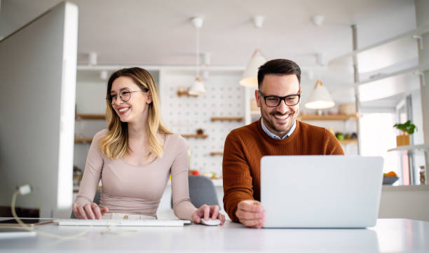 istock Portrait of architects having discussion in office 1314916626