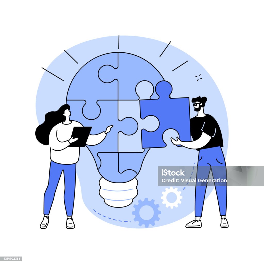 Problem Solving Abstract Concept Vector Illustration Stock Illustration ...