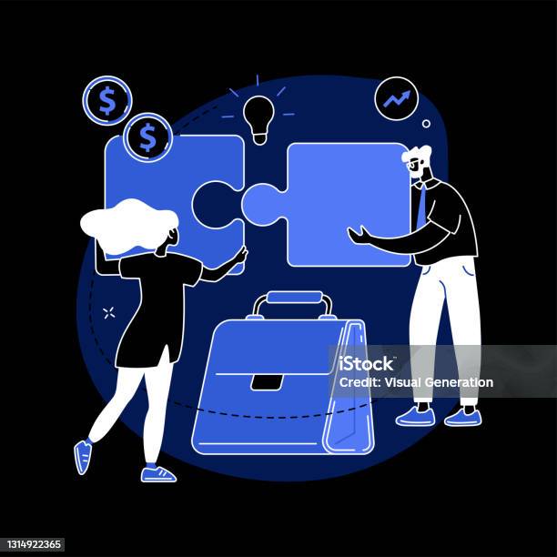 Partnership Pattern Abstract Partnership Abstract Concept Vector Illustration Stock Illustration ...