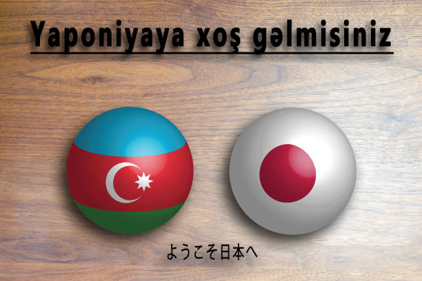 istock Azerbaijan (Azerbaijani) Welcome to Japan 1314932186