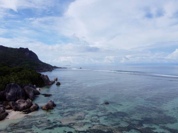 istock Seychelles - La Digue - Anse source of money 1314933387