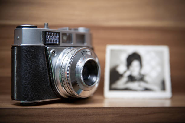 istock Vintage film camera 1314938028