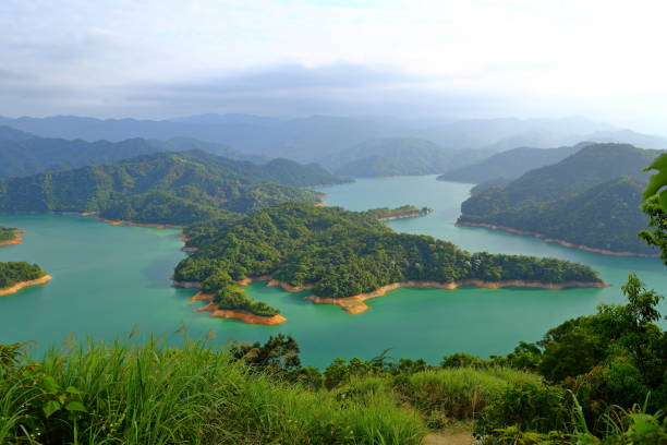 istock View from Crocodile Island Observation Deck at Feitsui Reservoir in Shiding District, 1314941622