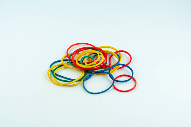 istock Rubber gum circle, elastic household equipment, isolated design element 1314944462