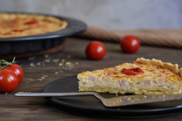 istock Kish Lauren with smoked meat and cheese in a baking dish 1314949737