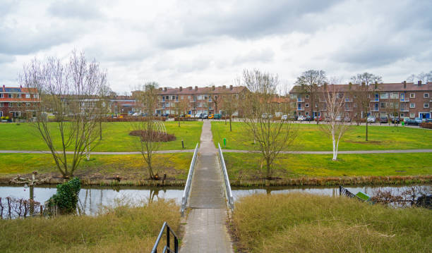 istock Street scene with park in Amersfoort, Netherlands 1314950931