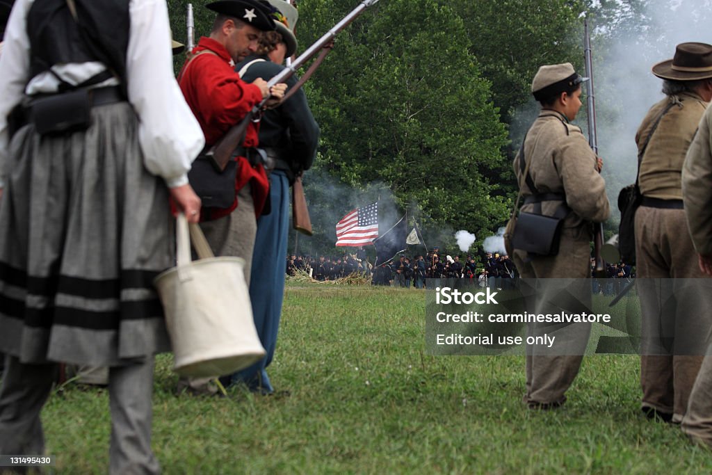 対決 - アメリカ南北戦争のロイヤリティフリーストックフォト