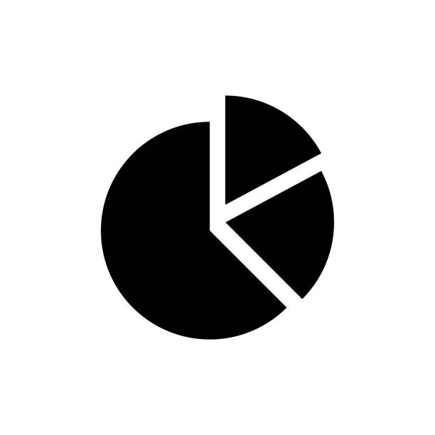 Diagram Diagram icon in vector. Logotype pie chart stock illustrations