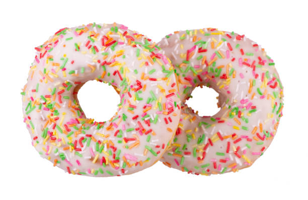 istock two glazed donut isolated on white background close up 1314955734