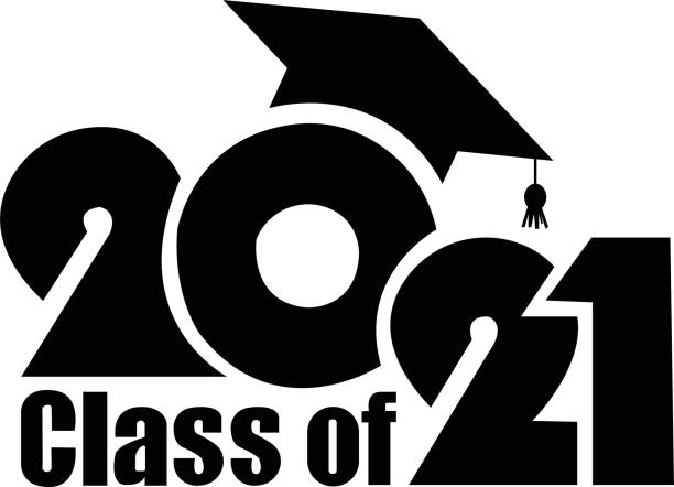 卒業2021年。2021年のクラス。ロゴ、バナー、ステッカー。帽子。大学と大学。 - 2012点のイラスト素材／クリップアート素材／マンガ素材／アイコン素材