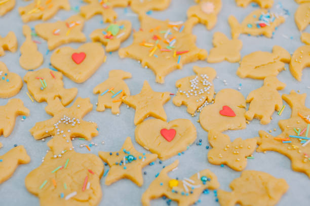 istock Homemade cookies with molds on the table. 1314974154