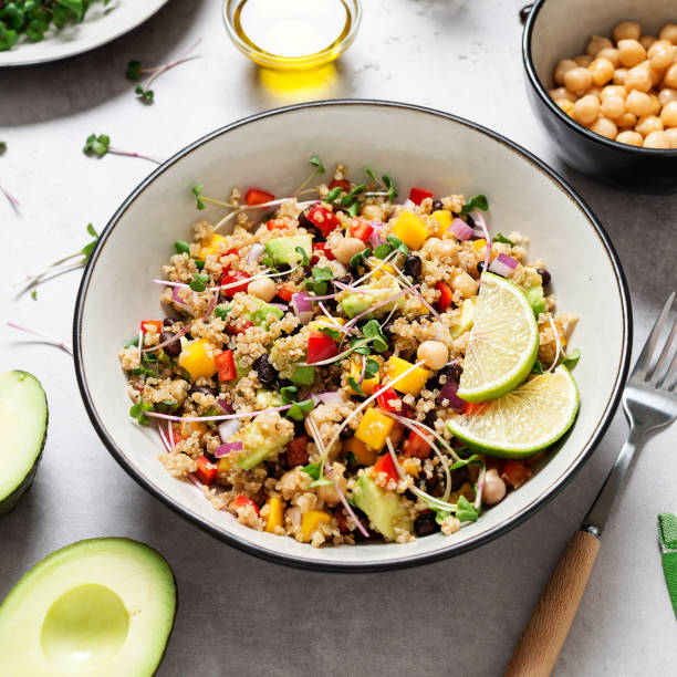 istock Healthy quinoa black bean salad 1314975484