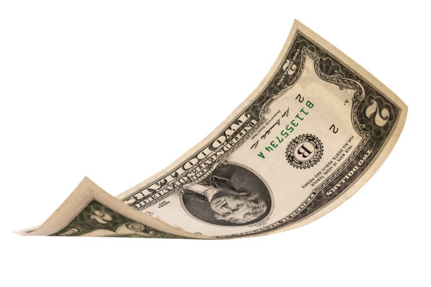 istock The two-dollar bill is isolated on a white background. 1314979186