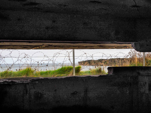 istock Window of World War II bunker along the Normandy Coast 1314983201