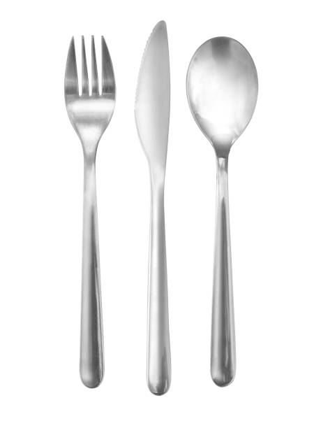 istock Set of fork, knife and spoon insulated on white 1314989904