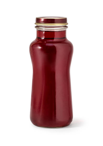 istock Bottle of juice isolated over white b 1314990086