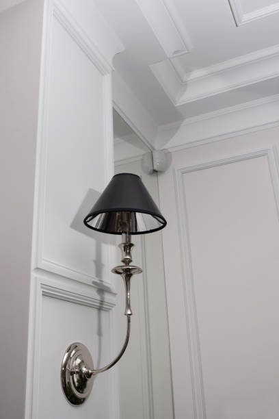 istock Wall lamp in a stylish interior. 1314992333
