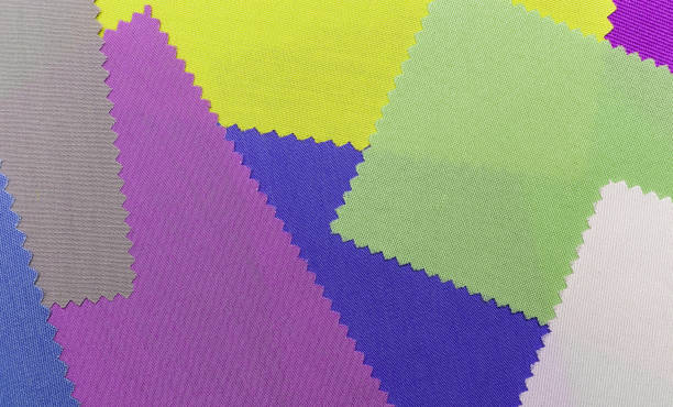 istock Background from fabric of different colors. Samples of fabric for needlework and creativity. 1314994863