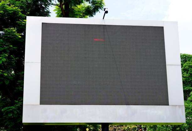 istock LED Blank billboard in public park 1314998478