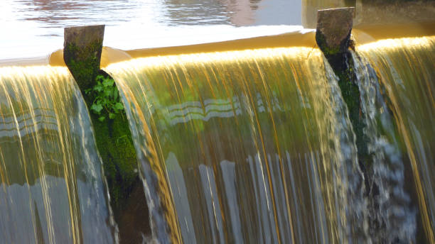 istock Sunlight is playing games with the water cascade 1315002828