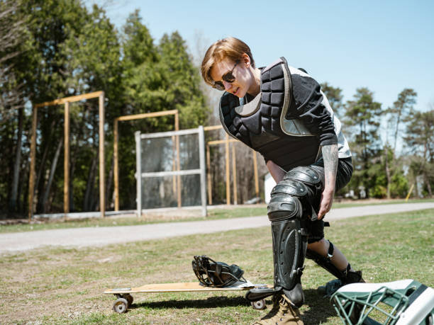 istock Transgender woman on a baseball practice 1315010975
