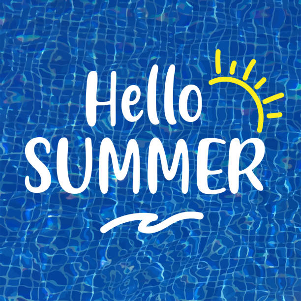 Pool Hello Sumer 720+ Hello Summer Pool Stock Illustrations, Royalty-Free Vector ...
