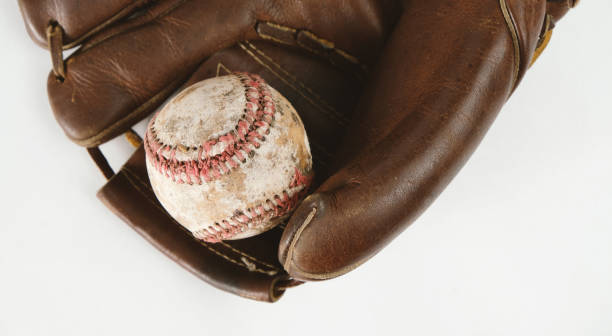 istock Vintage baseball and ball 1315015906