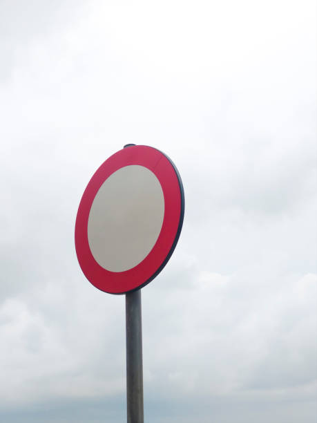 istock Blank prohibition sign under the sky 1315019774