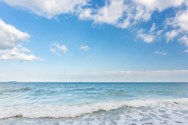 istock Sea waves and blue sky on sunny day background. copy space 1315022350