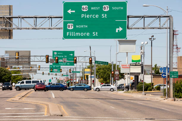 istock Traffic in Amarillo, Historic Route 66, Texas 1315026432