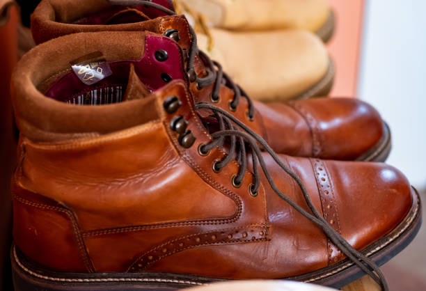 istock Close up of brown brogues 1315034530