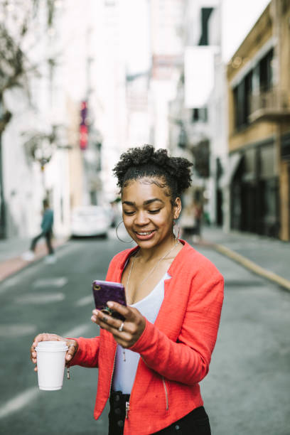 istock Young woman walking to work 1315040279