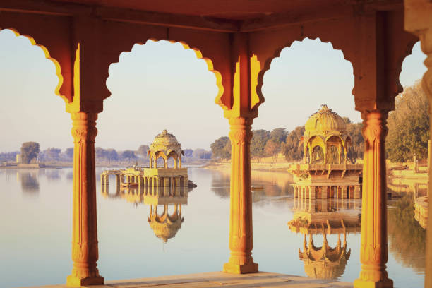 istock Gadisar lake in Jaisalmer, India 1315046130