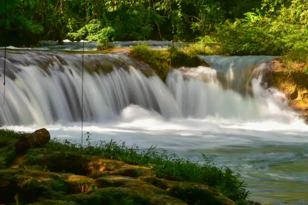 Photo of Cascadas de Agua Azul are a series of waterfalls found on the Xanil River in the state of Chiapas, Mexico