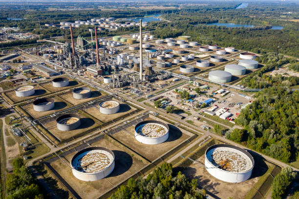 istock Petrochemical Plant from Above 1315060068