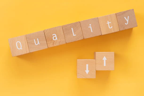 istock Quality; Wooden blocks with 