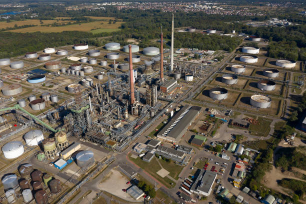 istock Oil Industry, Bird's Eye View 1315061654