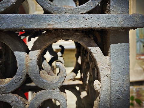 Details of A Wrought Iron Fence