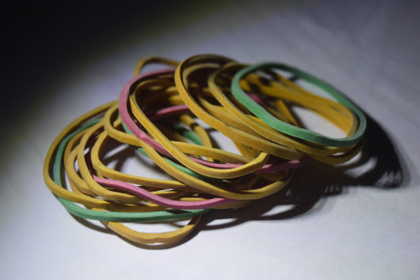 istock Rows of colorful rubber bands 1315077210