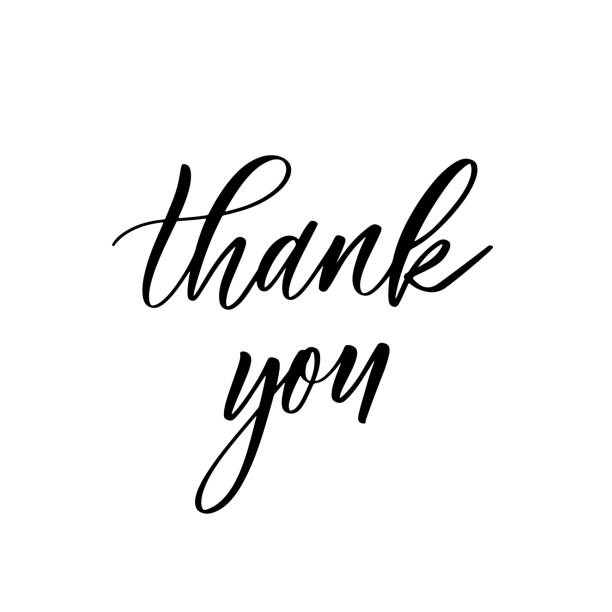 istock Thank you card. Hand drawn lettering. Ink illustration. Vector illustration. Ink hand lettering. Dark brush pen lettering. 1315078605