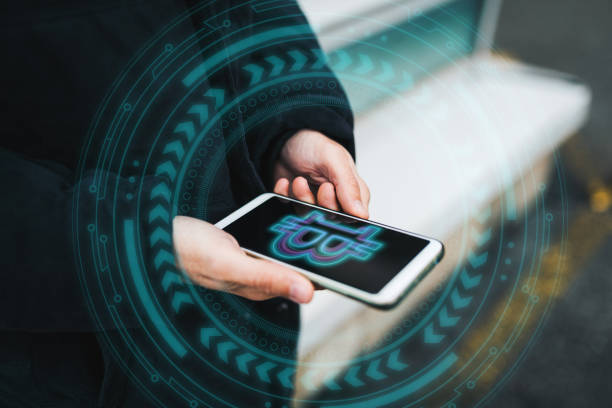 istock Unrecognizable person using his smart phone and trading Bitcoin. Bitcoin / Cryptocurrency concept. 1315081087