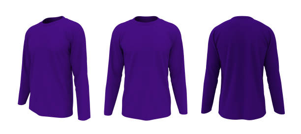 istock men's long sleeve t-shirt mockup in front, side and back views 1315090405