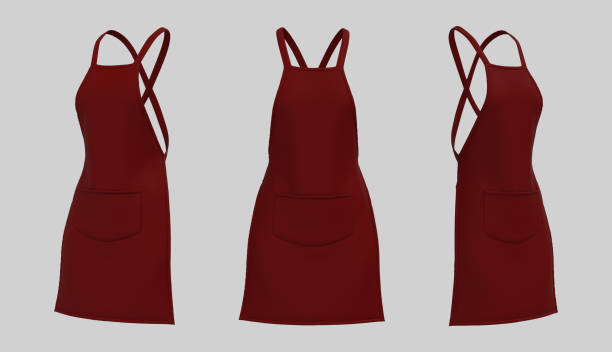 istock Blank  aprons, apron mockup, clean apron, design presentation for print 1315090982