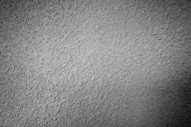 White and black stucco concrete wall surface background