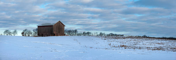 Free Stock Photo of Barn Standing in Snowy Field | Download Free Images ...