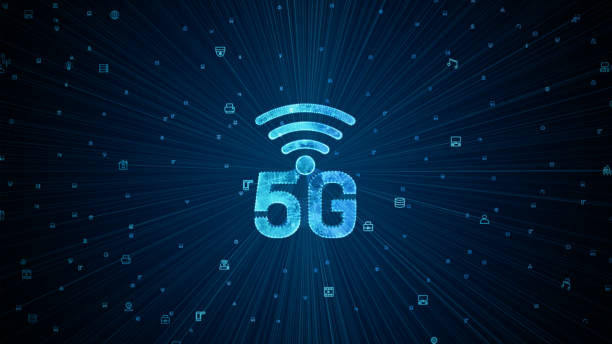 istock 5g High Speed Internet Connection, Line and dots Connect Internet of Things IOT Concept, Technology Network Digital Data and Social Network Worldwide Connection Background Concept. 3D rendering 1315109898