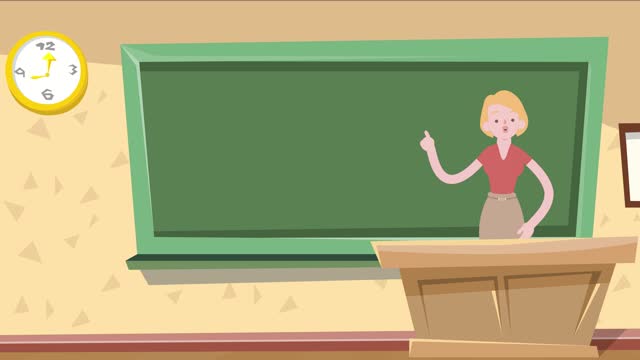 1,040 Cartoon Teacher Stock Videos and Royalty-Free Footage - iStock |  Cartoon school, Cartoon girl, Cartoon boss