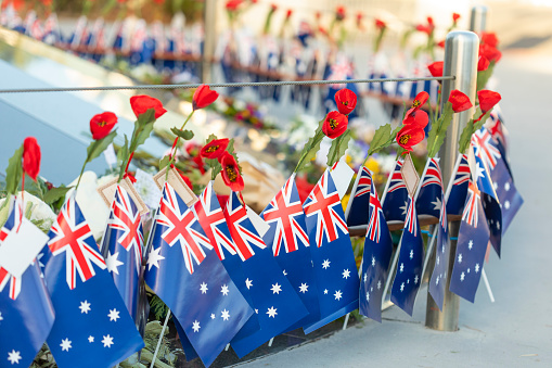 Australian Flags for ANZAC Day