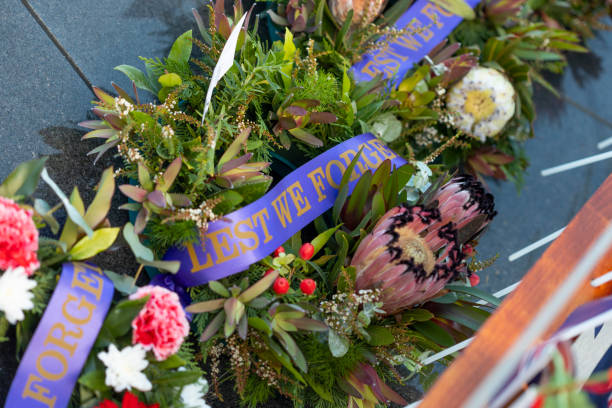 istock ANZAC Day War Memorial Wreath 1315111875